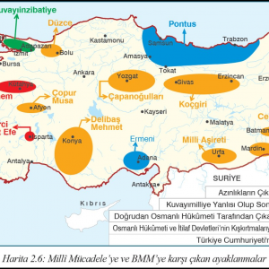 TBMM ye Karşı Çıkan İsyanlar