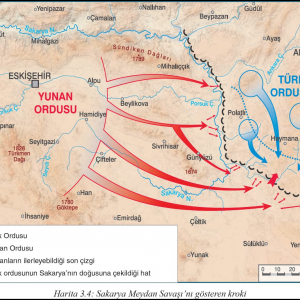 Sakarya Meydan Muharebesi Haritası