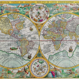 Tarihi Eski Dünya Haritalar Old Map.png