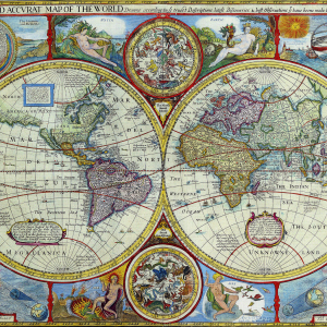 Coğrafi Eski Dünya Haritaları Old Map.png