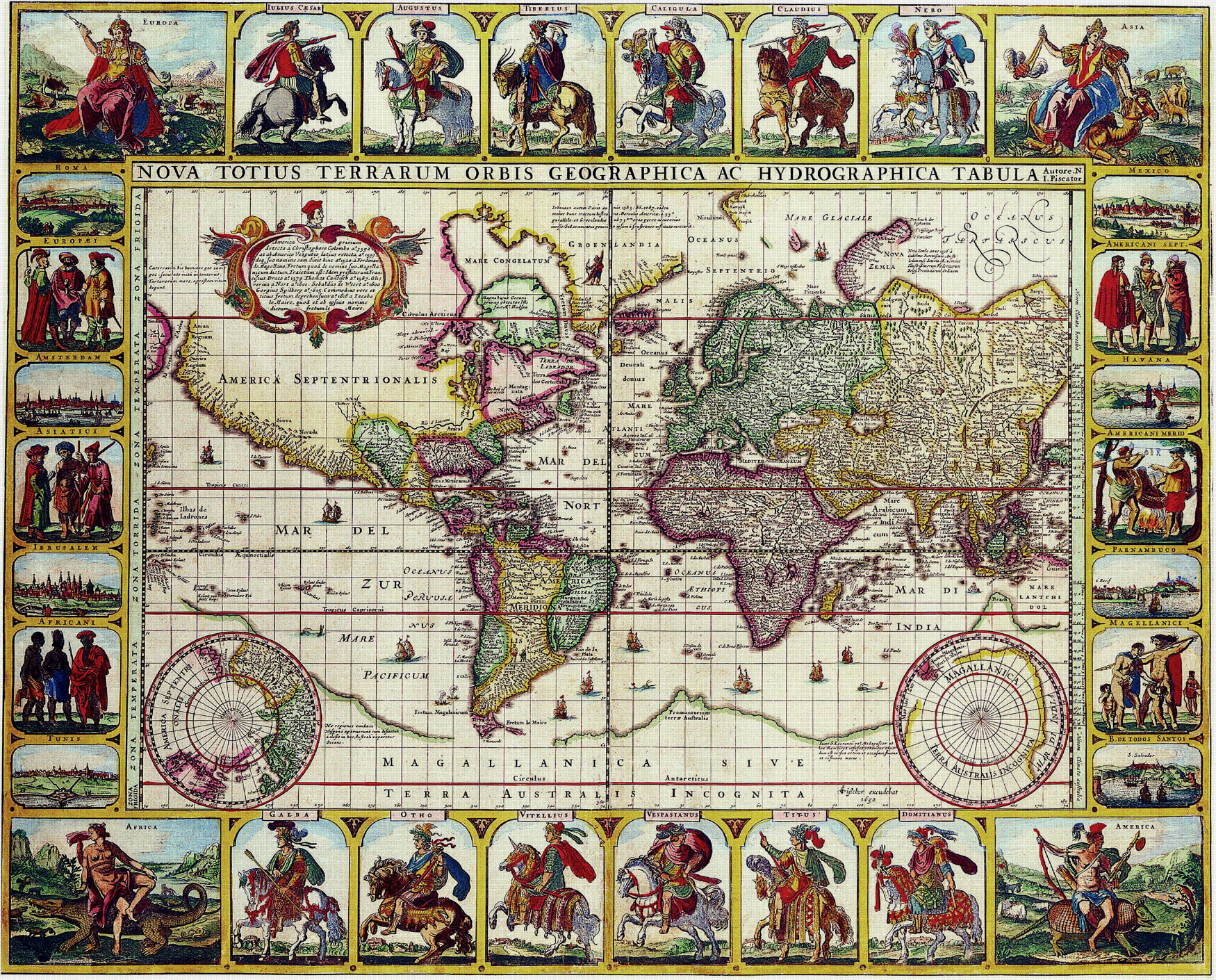 Coğrafi Eski Dünya Haritaları Old Map.png