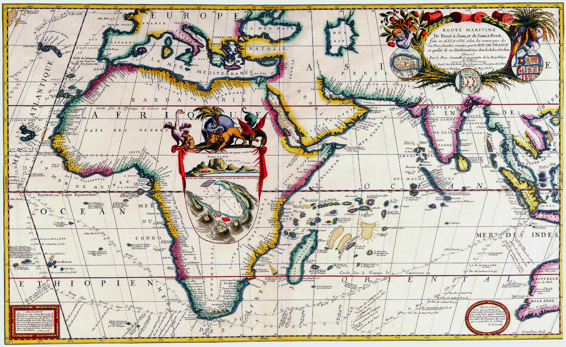 Tarihi Eski Dünya Haritalar Old Map.png
